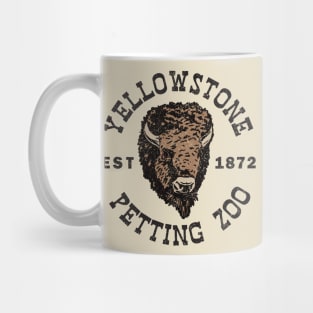 Yellowstone Angry Bison Petting Zoo Mug